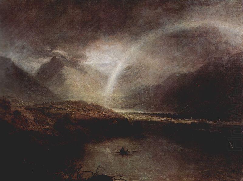 Joseph Mallord William Turner Buttermere-See mit Teilansicht von Cromackwater